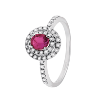 Anello Salvini Donna Dora in Oro bianco Rubino 0.47 Ct 20057681 - 20057681